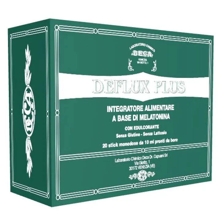 Deflux Plus Integratore di Melatonina 20 stick pack