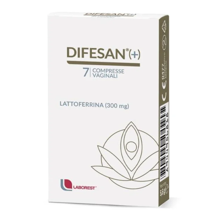 Difesan+ Lattoferrina 300 mg per Equilibrio Micorbiotico Vaginale 7 compresse vaginali