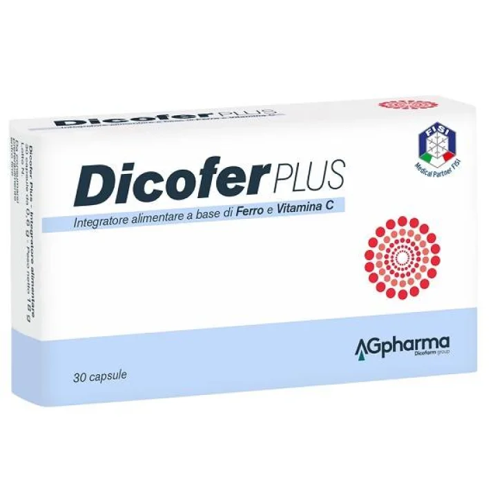 Dicofer Plus Integratore di Ferro e Vitamine 30 capsule
