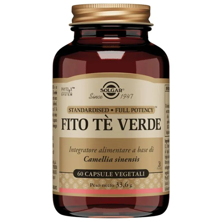 Solgar Fito Tè Verde Integratore Antiossidante 60 capsule