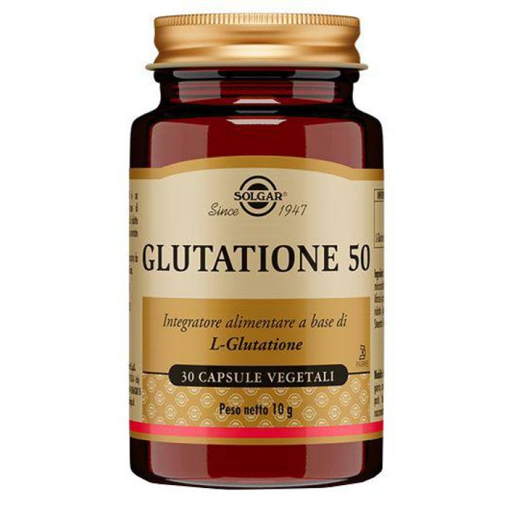 Solgar Glutatione 50 Integratore Antiossidante 30 capsule