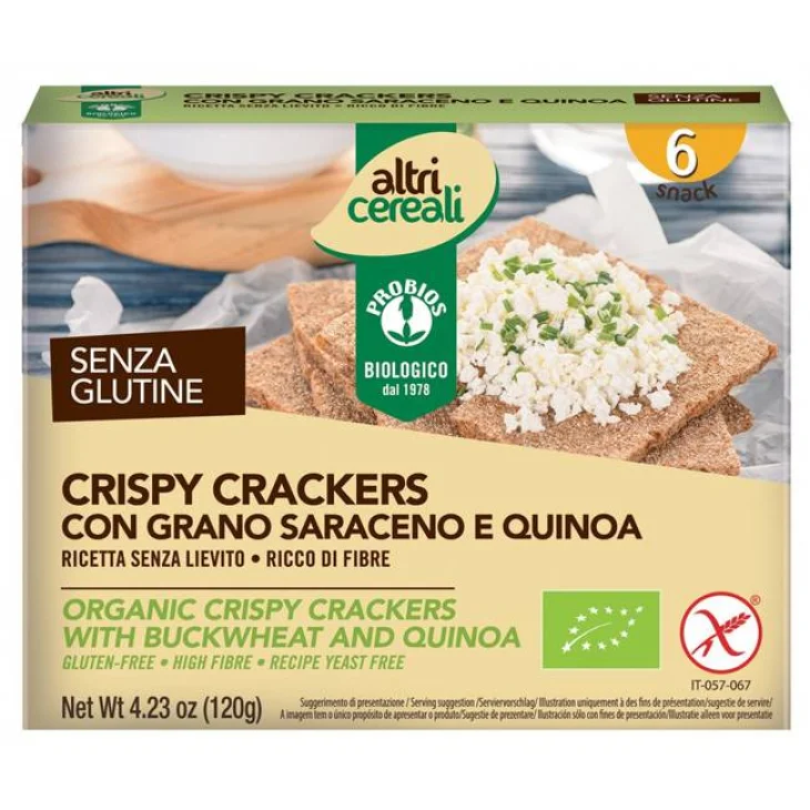 ALTRICEREALI CRISPY GRANO SARACENO SENZA LIEVITO 180 G