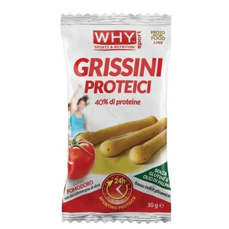 WHYNATURE GRISSINI PROTEICI POMODORO 30 G