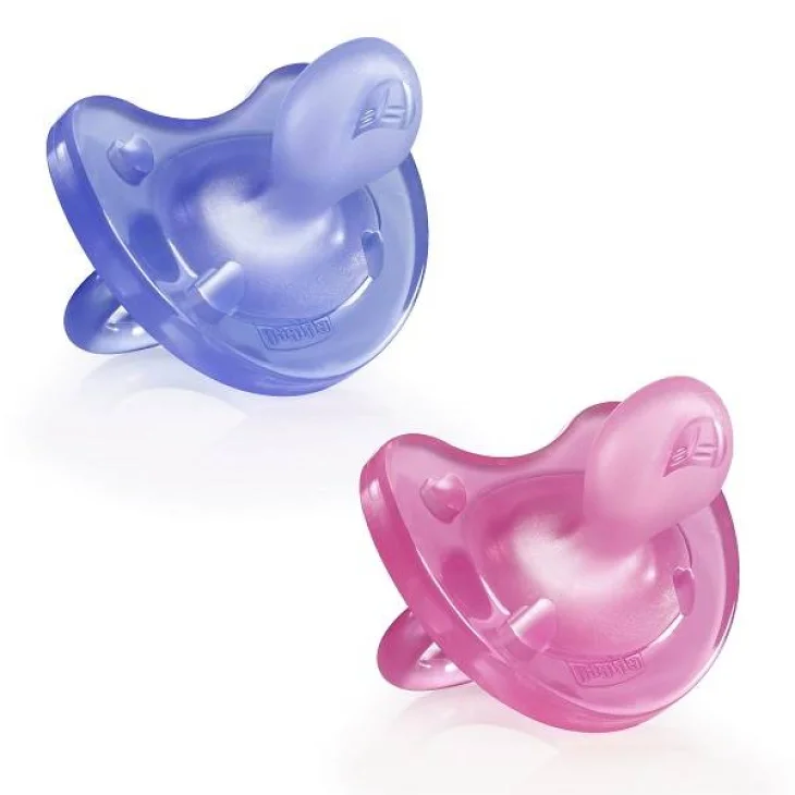 Chicco Physioforma Gommotto in silicone per bimba 6-12 Mesi 2 Pezzi