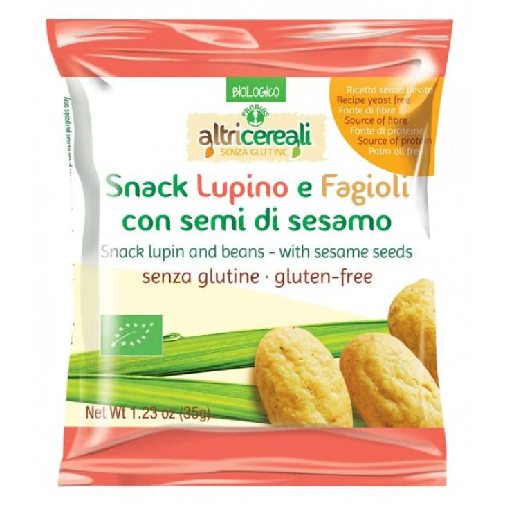 ALTRICEREALI SNACK LUPINO E FAGIOLI CON SEMI DI SESAMO 35 G