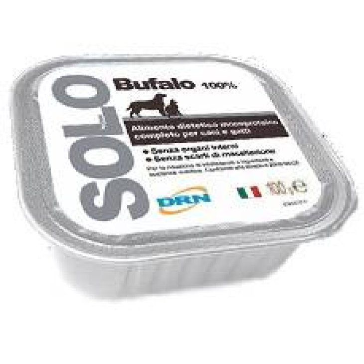 DRN Solo Bufalo Alimento Dietetico Umido per Cani e Gatti 100 g