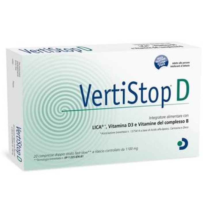 Vertistop D 20 Compresse 1100 mg