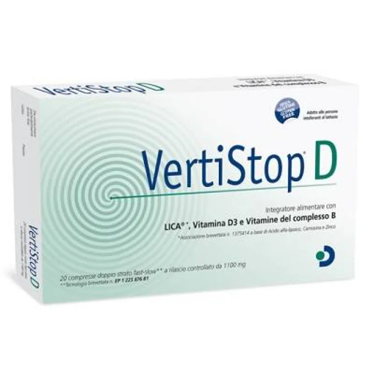 Vertistop D 20 Compresse 1100 mg