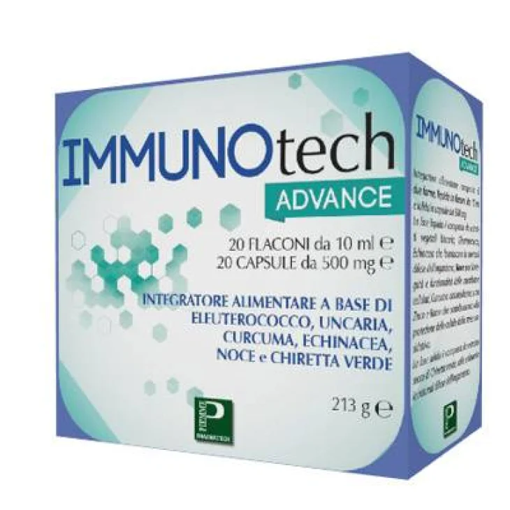 Immunotech Advance Integratore immunostimolante 20 flaconcini + 20 capsule