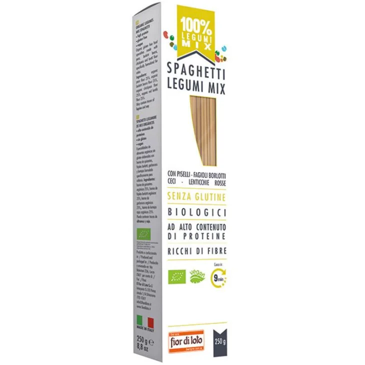 SPAGHETTI MIX DI LEGUMI SENZA GLUTINE 250 G