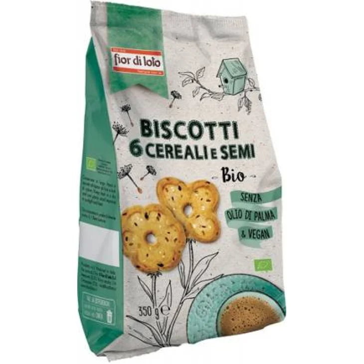 BISCOTTI AI 6 CEREALI E SEMI 350 G