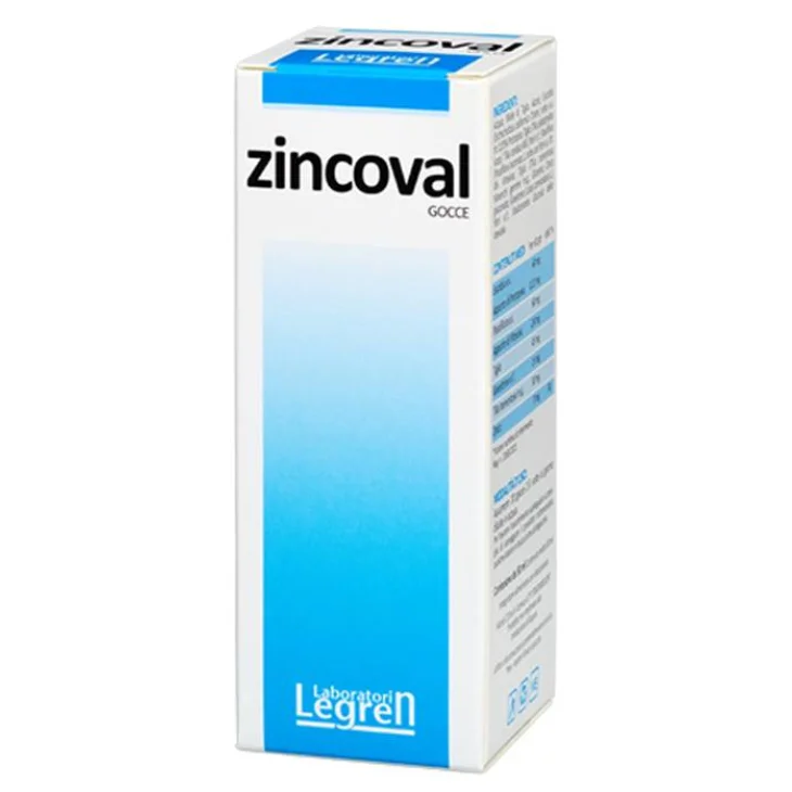 Zincoval Gocce per il Rilassamento Mentale Contro lo Stress 50 ml