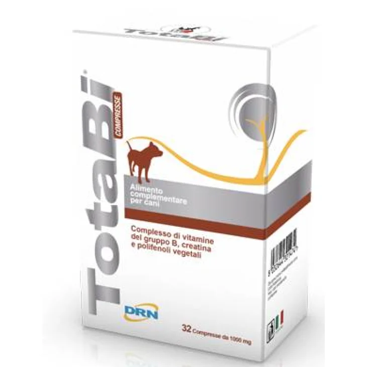 DRN TotaBi Alimento Complementare per Cani  32 Compresse