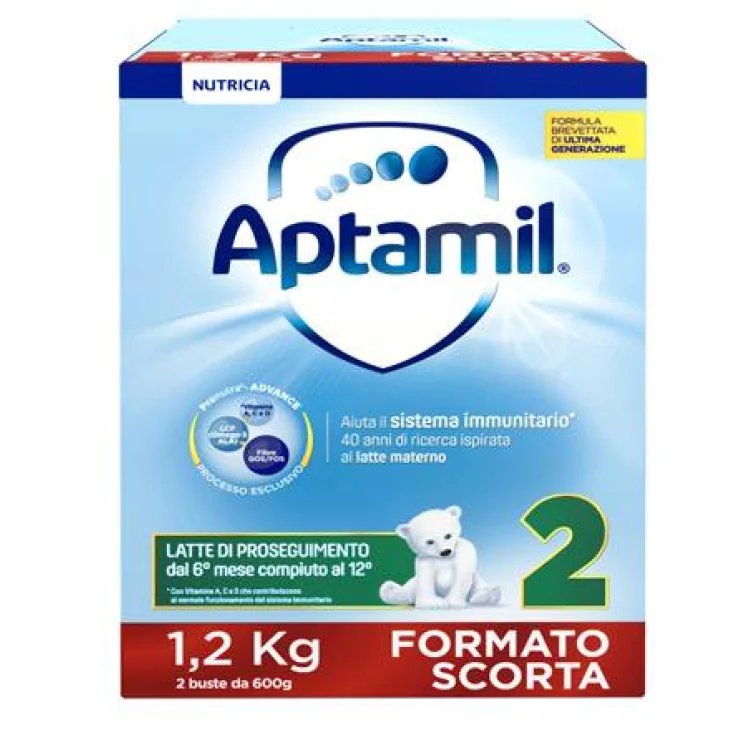 Aptamil 2 Latte di Proseguimento 2x600 grammi