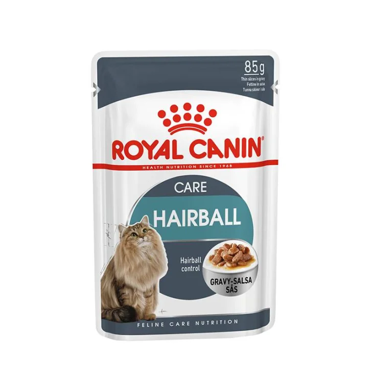 Royal Canin Feline Care Nutrition Wet Care Hairball Alimento Umido per Gatti 85 g