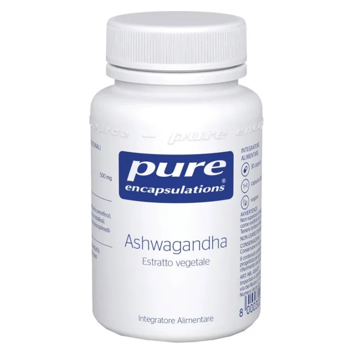 Pure Encapsulations Ashwagandha Integartore contro Stress e Stanchezza 30 capsule