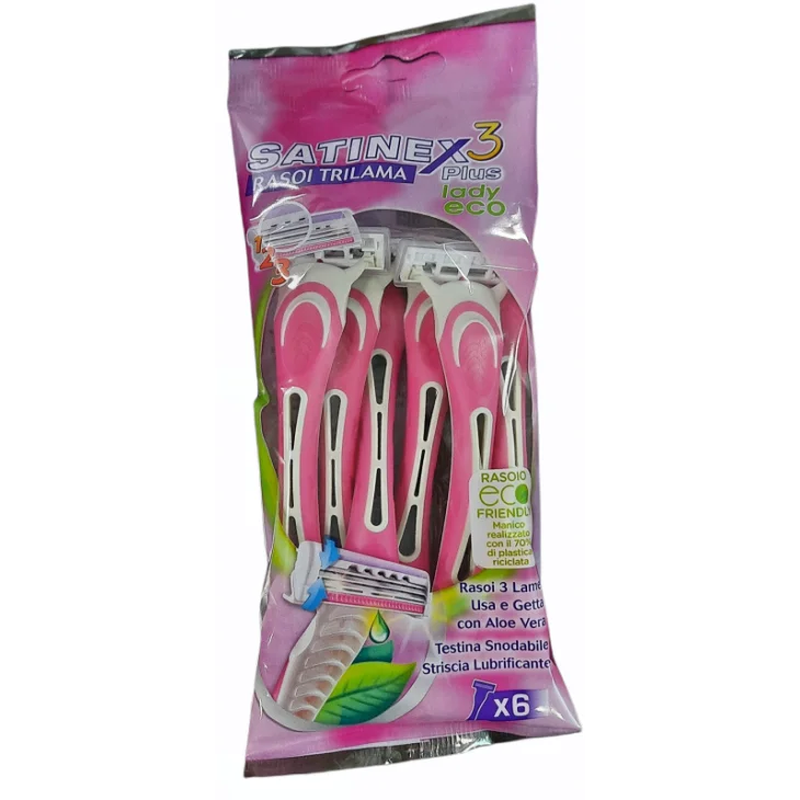 Satinex3 Mystique Lady Rasoio 6 Pezzi