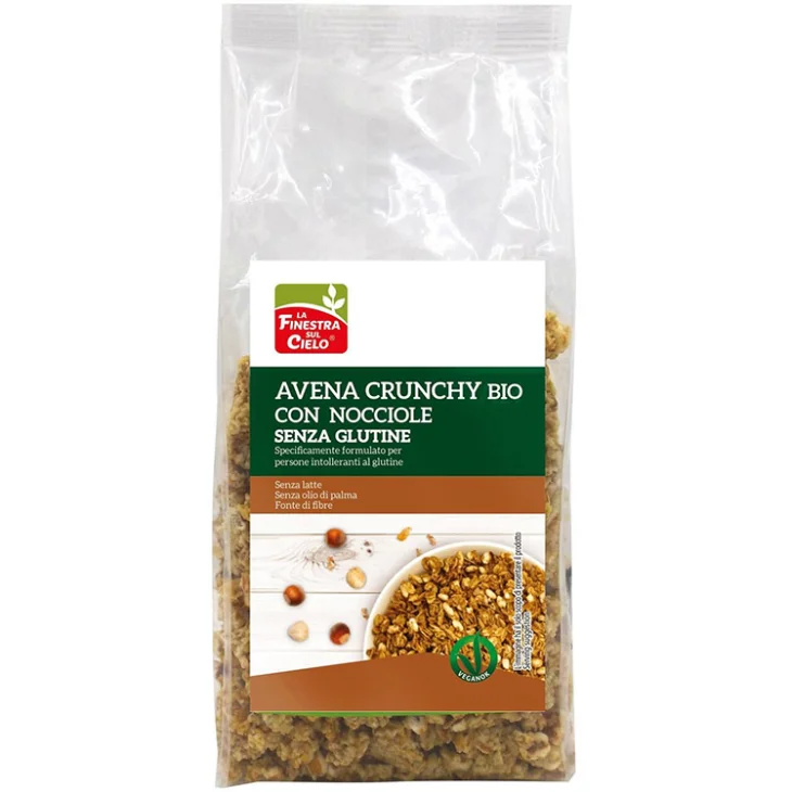 Crunchy Senza Glutine Avena E Nocciola 250 G