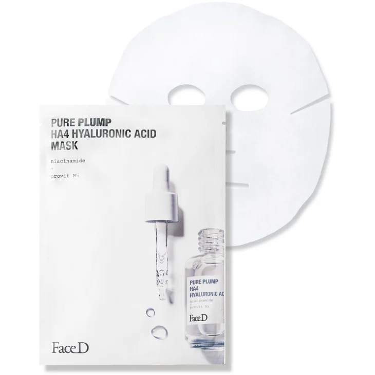 Face D Maschera Pure Plump Ha4 Acido Ialuronico Monodose