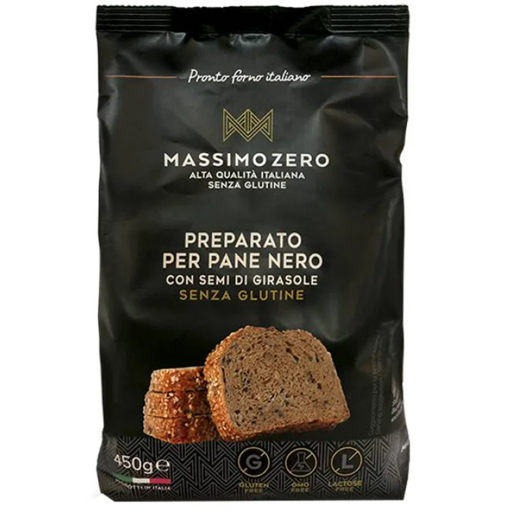 PREPARATO PER PANE NERO CON SEMI DI GIRASOLI 450 G