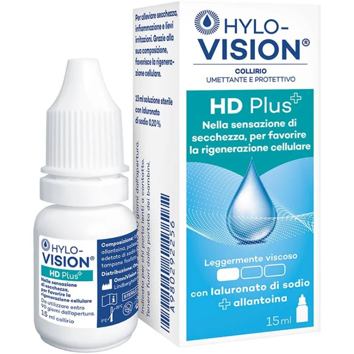 Hylo-Vision HD Plus Collirio Umettante e Protettivo 15 ml