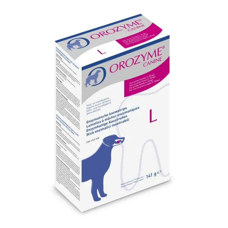 OROZYME CANINE STRISCE ENZIMATICHE MASTICABILI PER CANI DI TAGLIA GRANDE