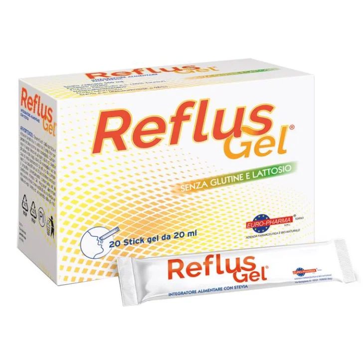 Reflus Gel Integratore contro Acidità e Reflusso 20 Stick