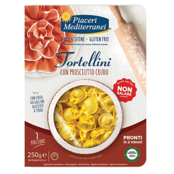 Piaceri Mediterranei Tortellini al Prosciutto Senza Glutine 250 g
