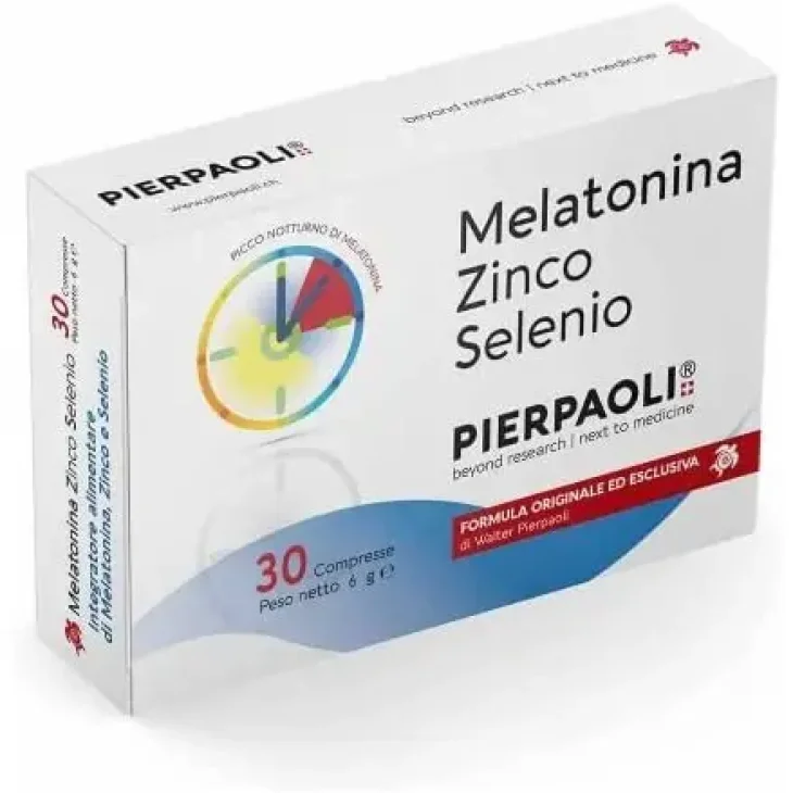 Melatonina Zinco e Selenio Integratore per il sonno 30 compresse