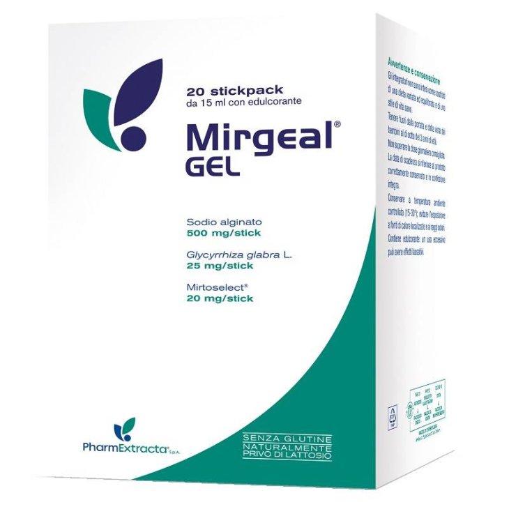 Mirgeal Gel  Integratore per la Digestione 20 Stickpack