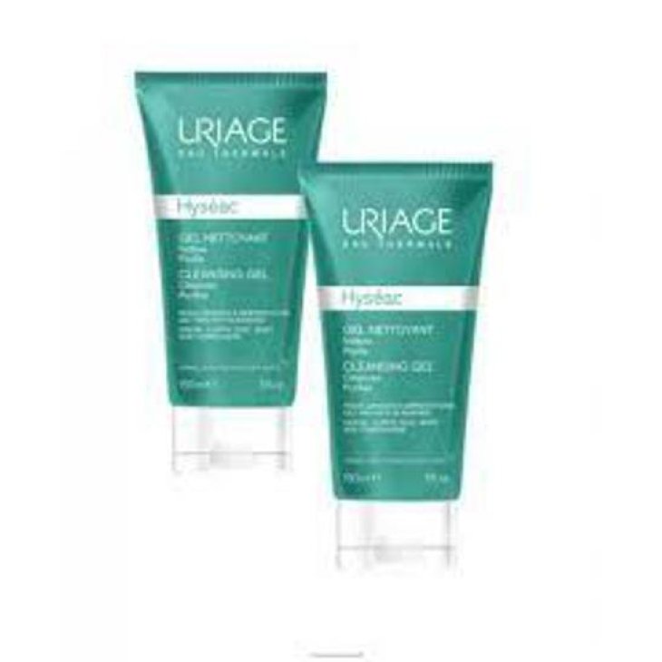 Uriage Hyseac Gel detergente contro impurità ed eccesso di sebo 2 x 150 ml