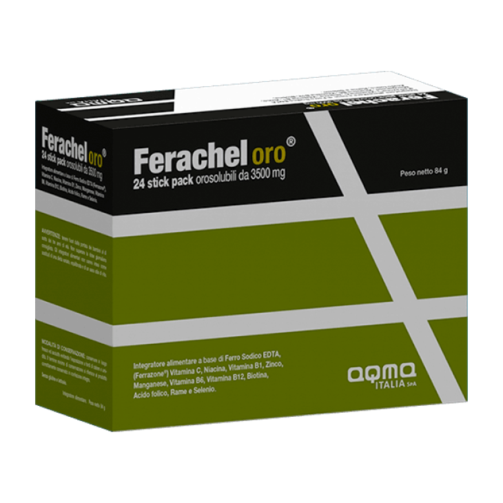 Ferachel Oro Integratore a base di Ferro 24 stick pack