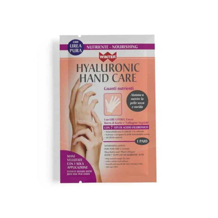 Winter Hyaluronic Hand Care Guanti Nutrienti per Mani secche e Ruvide 1 Paio