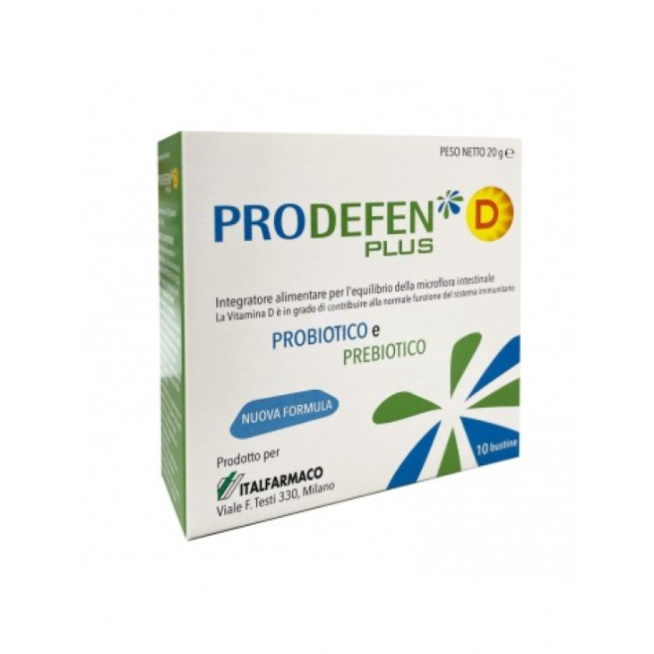 Italfarmaco Prodefen D Plus Probiotico e Prebiotico 10 bustine