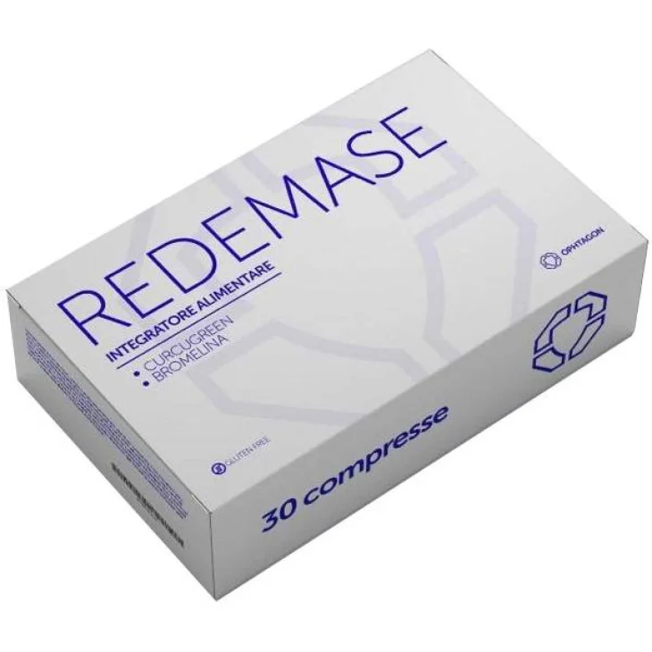 Redemase Curcuma e Bromelina Integratore Antinfiammatorio 30 compresse