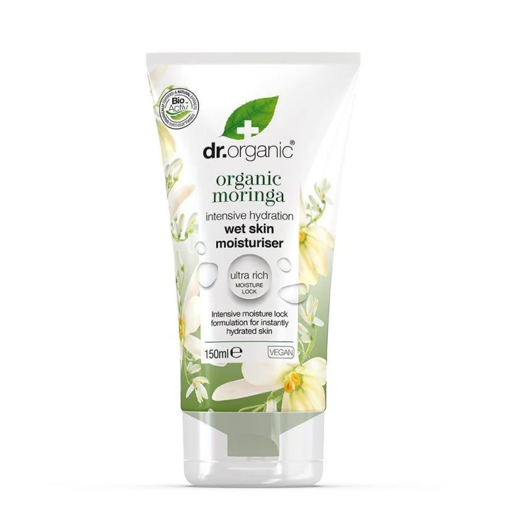 Dr Organic Moringa Wet Skin Moisturiser 150 ml