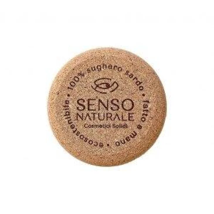Senso Naturale Contenitore Porta Mousse Solida in Sughero