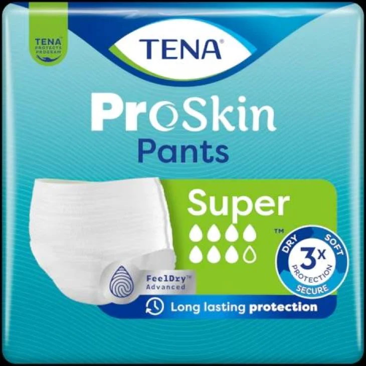 Tena ProSkin Pants Super Pannolone Per Incontinenza Large 10 Pezzi