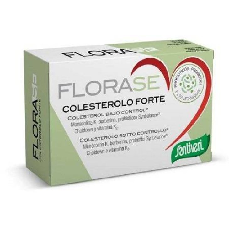 Santiveri Florase Colesterolo Forte Integratore per il Controllo del Colesterolo 40 capsule