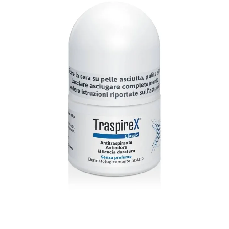 TraspireX Classic Deodorante senza Profumo 20 ml