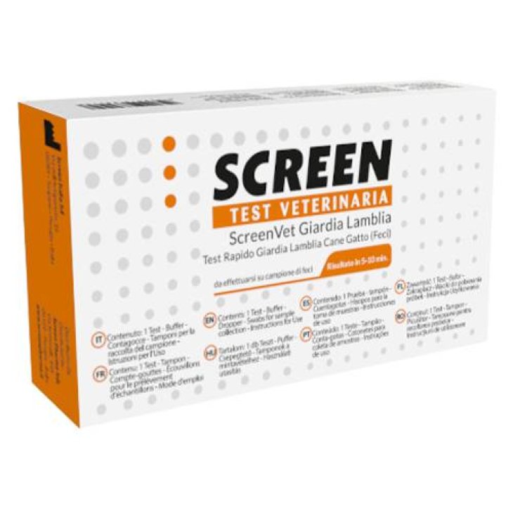 ScreenVet Test Rapido Giardia Lamblia Feci Cane e Gatto