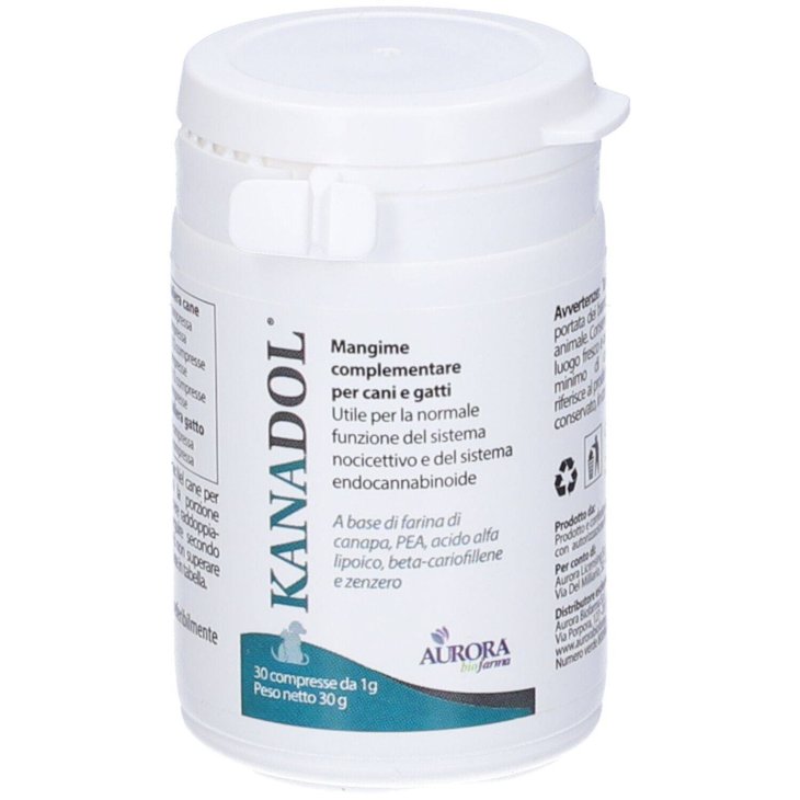 Aurora Biofarma Kanadol Mangime Complementare Cani e Gatti 30 compresse