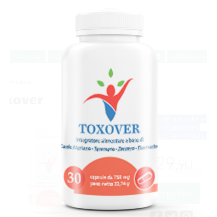 Toxover Integratore per le Difese Immunitarie 30 capsule