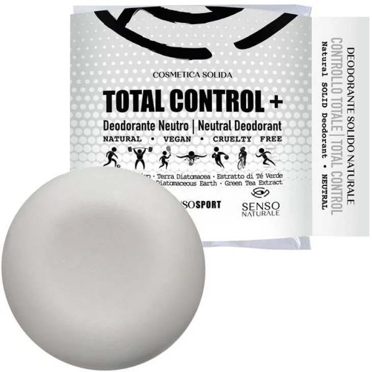 SENSONATURALE DEODORANTE TOTAL CONTROL CON AZIONE ANTIBATTERICA SAPONETTA 25 G