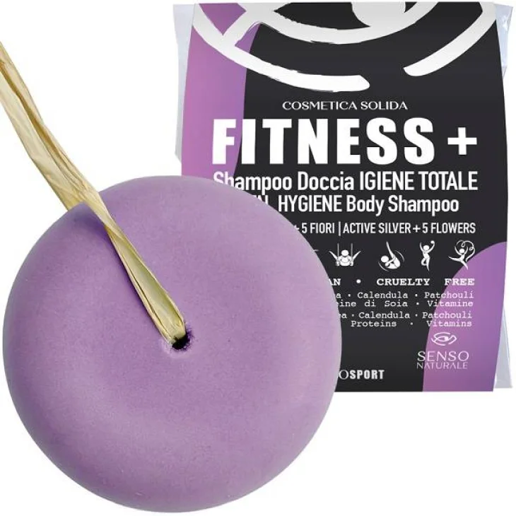 SENSONATURALE SHAMPOO DOCCIA IGIENIZZANTE FITNESS+ SAPONETTA65 G