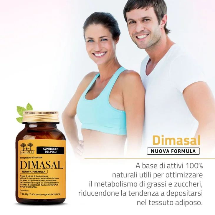 Salugea Dimasal Nuova Formula Integratore per il Controllo del Peso 60 capsule