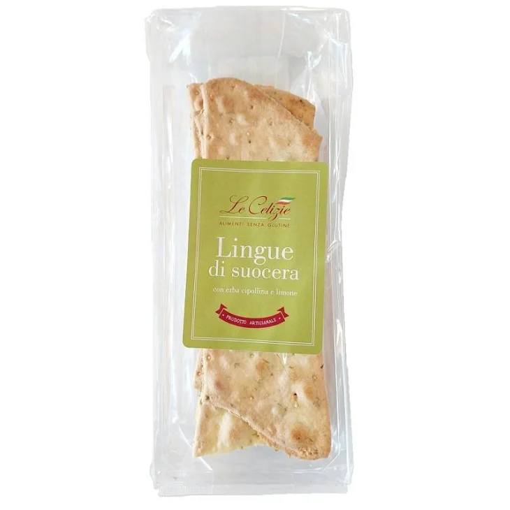 LE CELIZIE LINGUE DI SUOCERA CON ERBA CIPOLLINA E LIMONE 200G