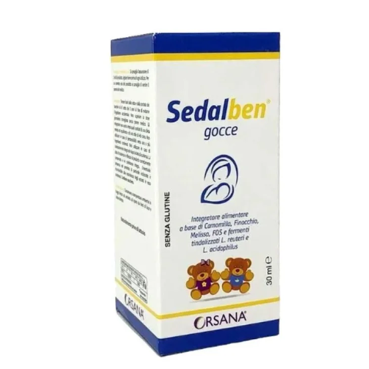 Sedalben Integratore per il benessere Gantrointestinale e Mentale Gusto Frutti Di Bosco 30 ml