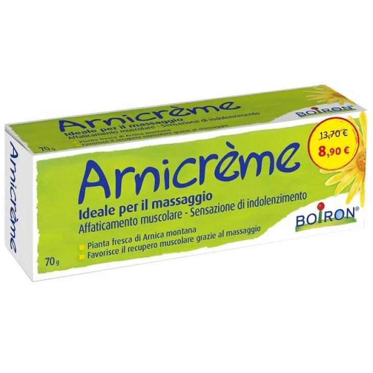 Boiron Arnicreme Crema all'Arnica contro Affaticamento Muscolare 70 grammi