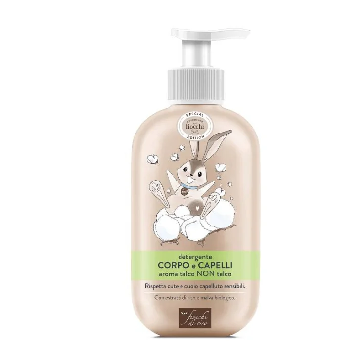 Fiocchi Di Riso Detergente Corpo Capelli Talco 400 ml